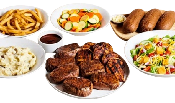 Center-Cut Sirloin* & Grilled Chicken for 6

