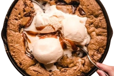 Salted Caramel Cookie Skillet**